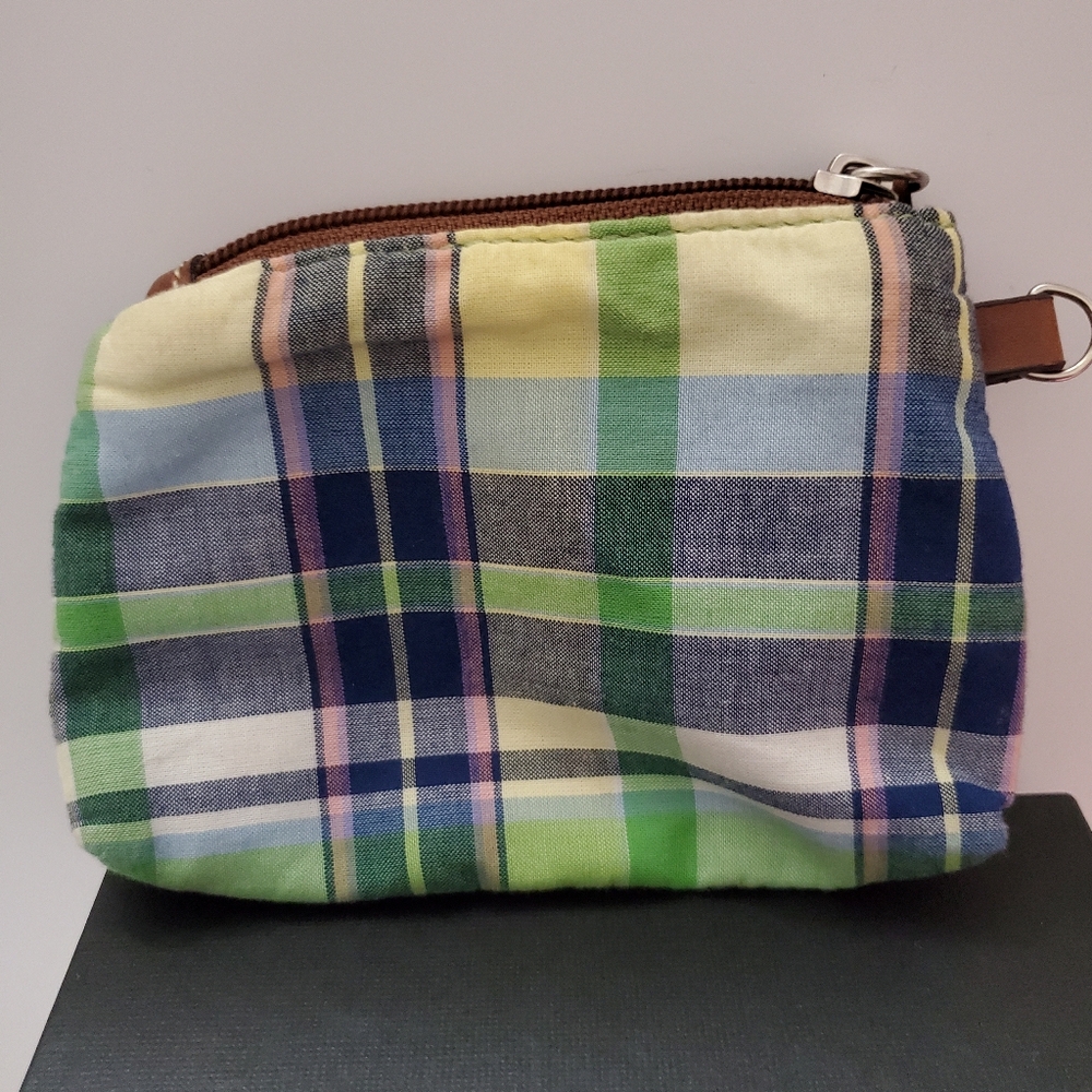 Plaid Zipper Pouch